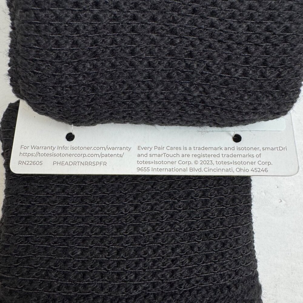 Isotoner NEW smartDri Gloves Women's One Size Black SmarTouch Faux Fur Lining - Picture 8 of 10